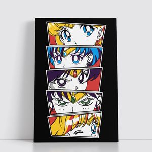 Asian Planet Tableau decoratif sur Toile 25x40 cm pour Anime attack on titan - Naruto - death note - Jujutsu Kaisen  1