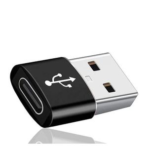 Adaptateur  USB 3.0 Type C femelle vers USB Type A mâle charge rapide OTG