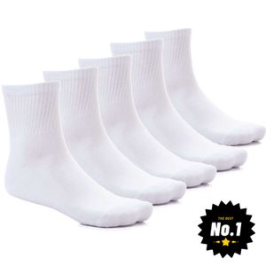 Snocks Chaussettes Femme Blanche 35 38 (Lot de 4) Chaussettes Sport Femme  Blanche Cushion Crew Chaussettes de tennis, Respirantes : : Mode