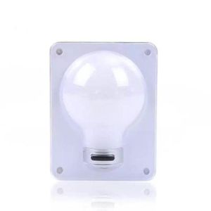 Lampe murale multifonction à lumière LED, éclairage d'urgence 8cm x 10.5cm