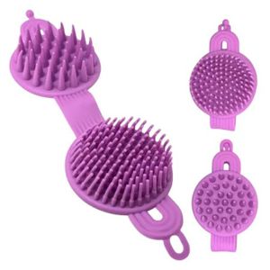 Brosse Exfoliante en Silicone pour Cuir Chevelu – Massage Relaxant et Nettoyage Profond