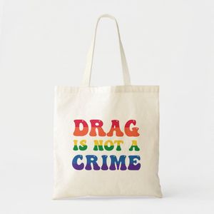 Drag is not a crime tote bag #2 Unique, haute qualité