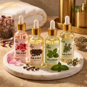 Bio A-Pack Huiles Aromatiques et Beauté Naturelle 50 ml ,  Qualité premium et soin Organic