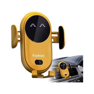 Support Téléphone Voiture Chargeur Sans Fil 10W Fashion, Clip Grille d'Aération