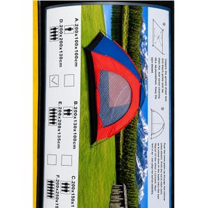 Tente de Camping 4 Places HY-1100 – 200 × 200 × 135 cm – Légère, Imperméable et Facile à Monter
