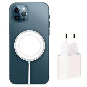 Original Chargeur Wireless Compatible avec Tous les iPhone Charge Sans Fil + adaptateur 20W