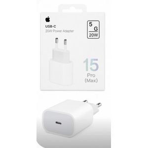 Chargeur USB-C 20W – Charge Rapide – Prise EU – Compatible iPhone