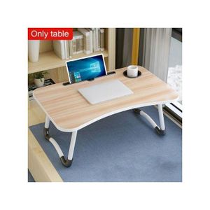 Table pliable pour ordinateur portable, bureau de lit ,table portable polyvalent