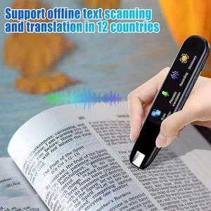 Stylo Traducteur Scanner Intelligent – Lecture et Traduction Instantanée en 112 Langues avec Écran Tactile pour Étudiants, Voyage et Apprentissage