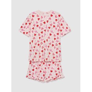Lc Waikiki Crew Neck Printed Girl's Pyjamas Set