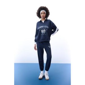 Defacto Pantalon Femme en coton - Bleu marine - B4602AX.