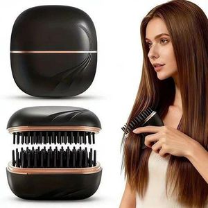 Peigne à cheveux portable et rechargeable sans fil, pour lissage de cheveux long à domicile et partout