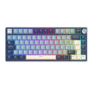 Royal Kludge clavier gaming R75 Forest Blue - K Silver Switch (FR Azerty)