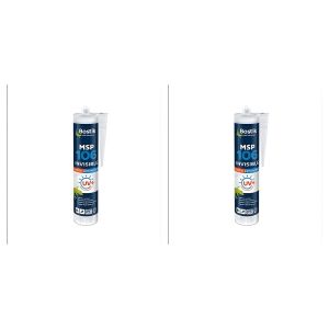 Bostik Adhésif / Mastic - Fixation et Étanchéité - Professionnels - 290ml - Lot de 2
