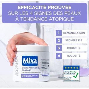 Mixa CRÈME Hydratante CONFORT (Visage,Corps,Mains)Bébé,Enfant,Adulte 400ml