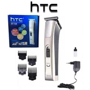Htc Tondeuse à Cheveux -  - AT128 - Rechargeable - Lames en Acier Inoxydable - 4 Têtes Détachables