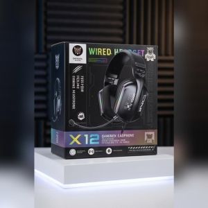 Casque Gaming ONIKUMA X12 Pro - Son Surround Haute Fidélité - Micro Réduction de Bruit & Éclairage LED RGB