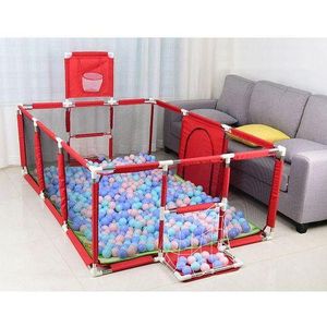 Grand parc de jeux pour bébé et enfants avec 100 balles et basket