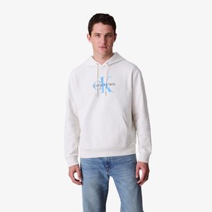 Calvin Klein Ls Eu Monologo 350 Terry Homme Sweatshirts Blanc