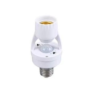 Support Ampoule E27 avec Capteur de Mouvement – Douille LED 265V