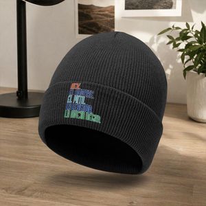 Bonnet sans bord à imprimé Rex pour homme et femme - Bonnet d'hiver léger et chaud avec tête de mort Rex, convient pour le vélo en plein air, les tenues décontractées, les cadeaux de Noël, fermeture à cordon de serrage réglable pour temps froid (lavable