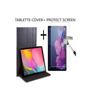 غطاء تابليت حافظة ذكية لجهاز Samsung Galaxy Tab S10 LITE بجودة ممتازة مع زجاج مقوى مضاد للصدمات مقاس 10.9 بوصة