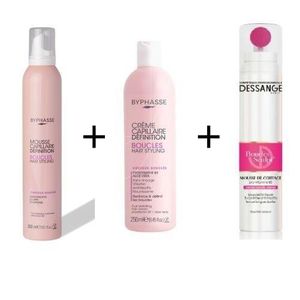 Byphasse Dessange Mousse +MOUSSE BOUCLES 300ML + Creme boucles 250ml