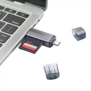 Lecteur de carte OTG multifonction ABAB USB2.0 pour téléphones mobiles et ordinateurs carte de lecture de données TF/SD sans pilote
