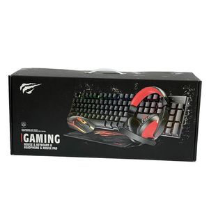 Kit Havit Gamer KB501CM 4 en 1 (Clavier + Souris + Casque + Tapis