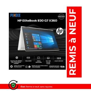 Hp إيليت بوك x360 830 G7 إنتل i5-10310U 16 جيجابايت 256 جيجابايت SSD شاشة تعمل باللمس معاد تجديده