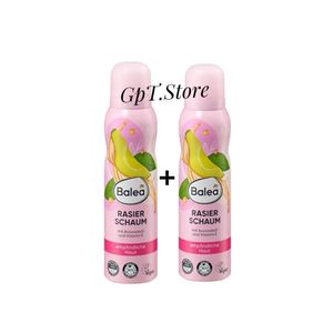 Balea PACK Mousse à raser à l'huile d'avocat et à la vitamine E, 150ml X2