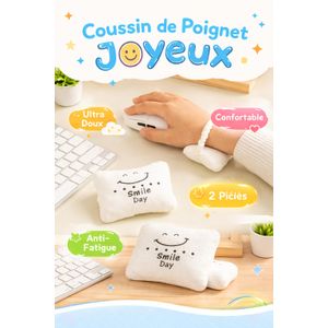 Coussin de Poignet Ergonomique Ultra Doux – Pack 2 Pièces Anti-Fatigue