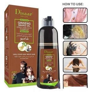 Shampoing marron Couvrant pour Cheveux Gris avec Effet Naturel