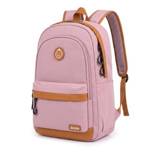 Sac à dos décontracté avec fermeture zippée et poches extérieures