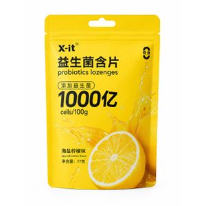 Pastilles probiotiques citron salé sachet refermable -17 g