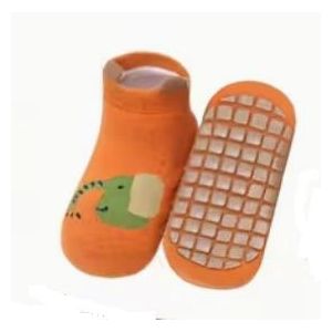 2 Chaussettes Antidérapantes à Motifs Animaux Mignons pour Jeunes