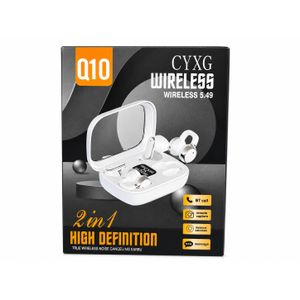 CYXG Q10 Écouteurs Bluetooth Sans Fil avec Boîtier