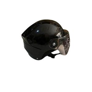Fp Casque Moto Noir avec Visière Transparente – Casque Moto Homme Léger – Protection Vent & Soleil – Idéal Ville Maroc