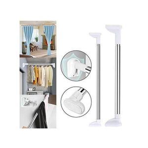 Support extensible pour rideaux, vêtements et accessoires