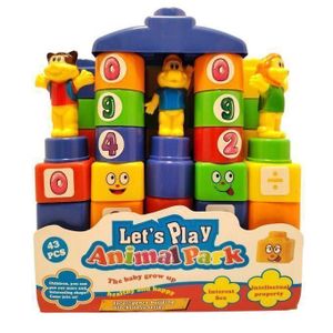 Ensemble de Blocs d'Empilement Éveil Let's Play Animal