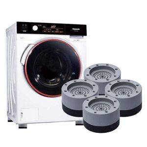 4 Pieds Anti Vibration Universel pour Machine à Laver & Réfrigérateur Anti bruit