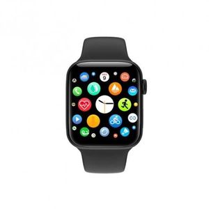 MONTRE INTELLIGENTE PLEIN ÉCRAN TACTILE BLUETOOTH MONTRE-BRACELET FITNESS TRACKER SMARTWATCH SURVEILLANCE DE LA FRÉQUENCE CARDIAQUE POUR IOS ANDROID-noir