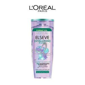 لوريال باريس إلسيف هيالورون بيور شامبو مطهر 72 ساعة - 600 مل
