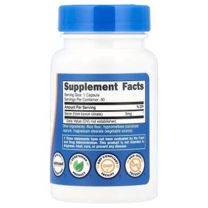 Nutricost Bore، 5 ملغ، 30 كبسولة