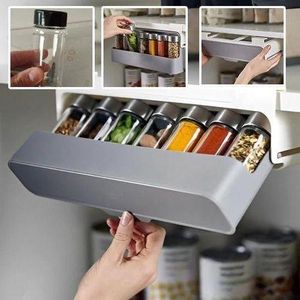 Organisateur Mural pour Cuisine – Étagère à Épices et Bouteilles