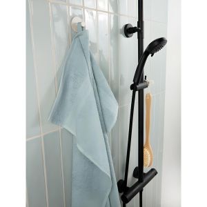 Drap de Douche - Coton Absorbant - Pour Salle de Bain - Bleu Poudré 65x130 cm