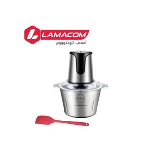 Lamacom Hachoir électrique - Bol en inox durable 2L - 2 2 vitesses pour hacher tous Plus CADEAU