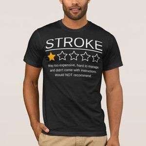 Funny Stroke Awareness T-shirt Surviving 1 Star Note