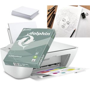 Ramette de Papier Blanc A4 80g/m² 500 Feuilles Dolphin