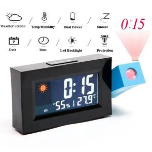 Mini horloge numérique de voiture, accessoires de décoration Maroc à prix  pas cher